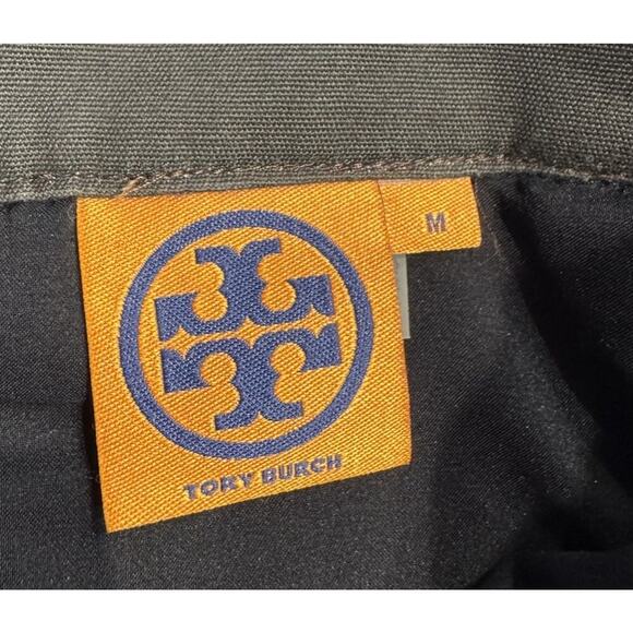 Tory Burch Size Medium 100% Brown Wool Blend Pencil Skirt Plaid Print Lined READ - Picture 6 of 13